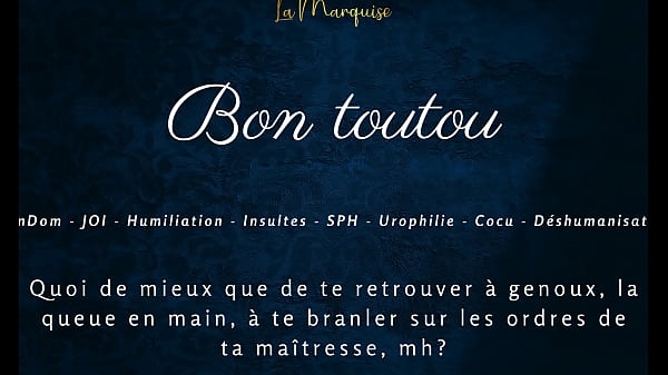 Bon toutou - French audio porn joi femdom
