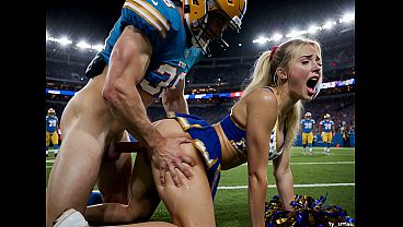 Hunky nerd has two bitches to fucking hard